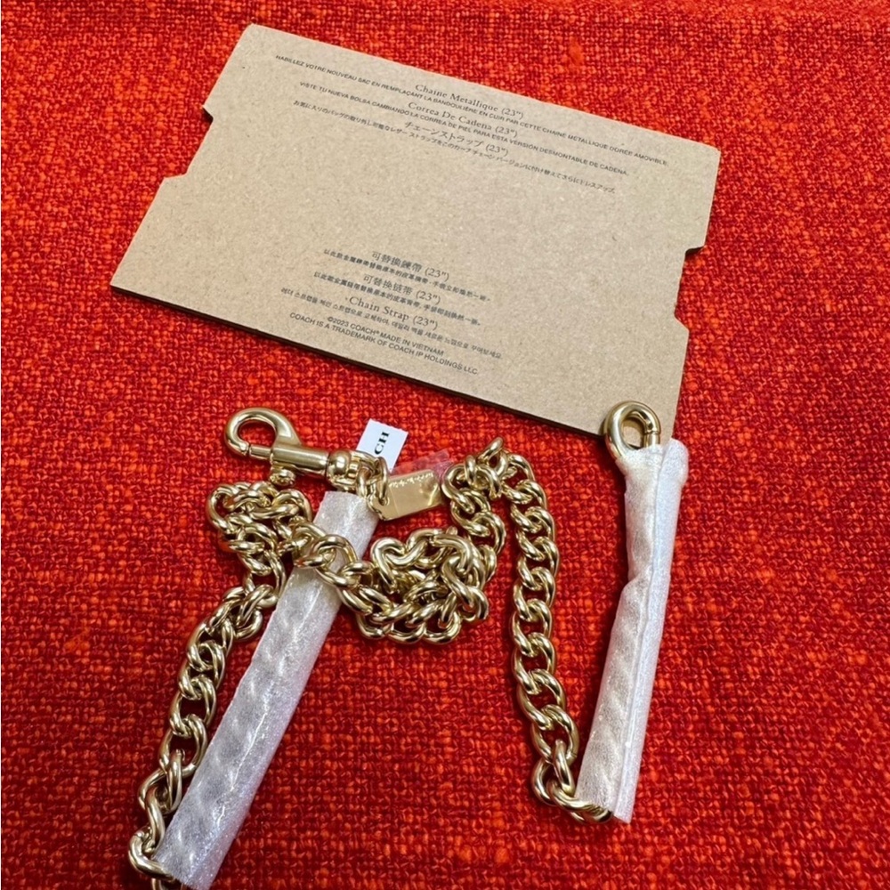 ❤️❤️❤️NWT Coach shoulder bag chain strap (23")❤️❤️❤️ - Picture 6 of 8